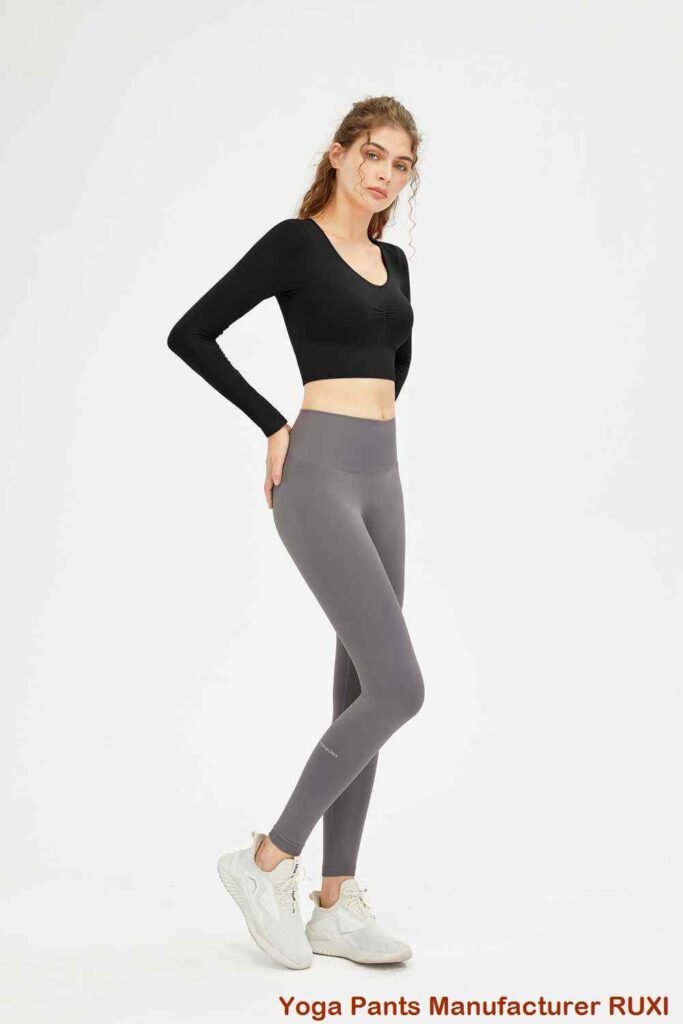 shorts yoga fir le pòcaidean RUXI al3576
