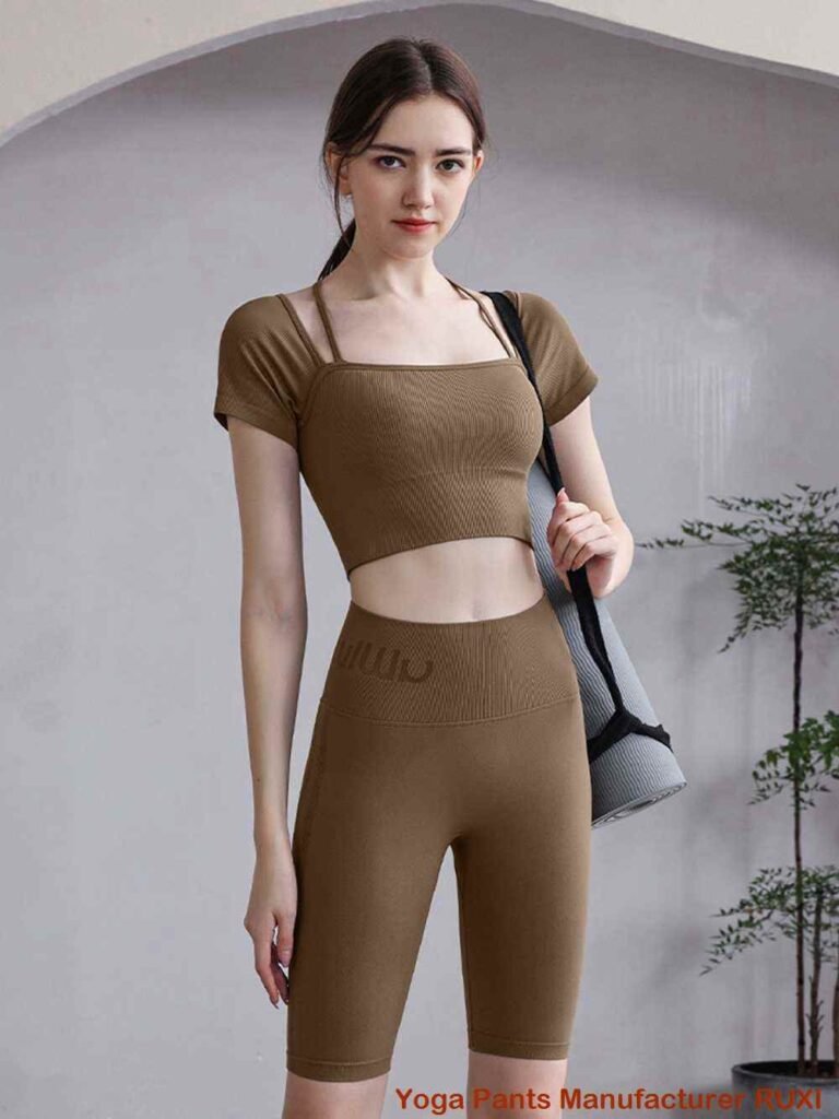shorts yoga meadhan-àrdachadh RUXI al3424