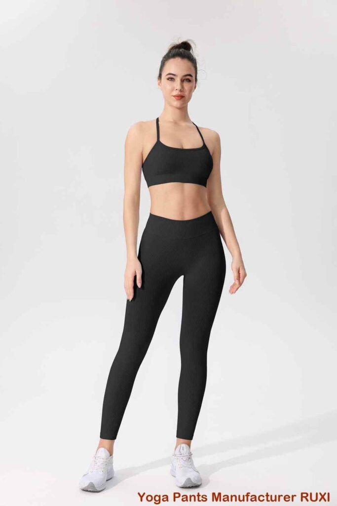 shorts lùth-chleasachd le spandex gu h-ìosal RUXI al2713