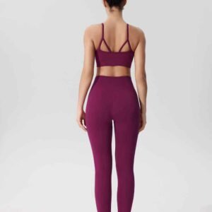 leggings gym boireannaich dubha RUXI al852