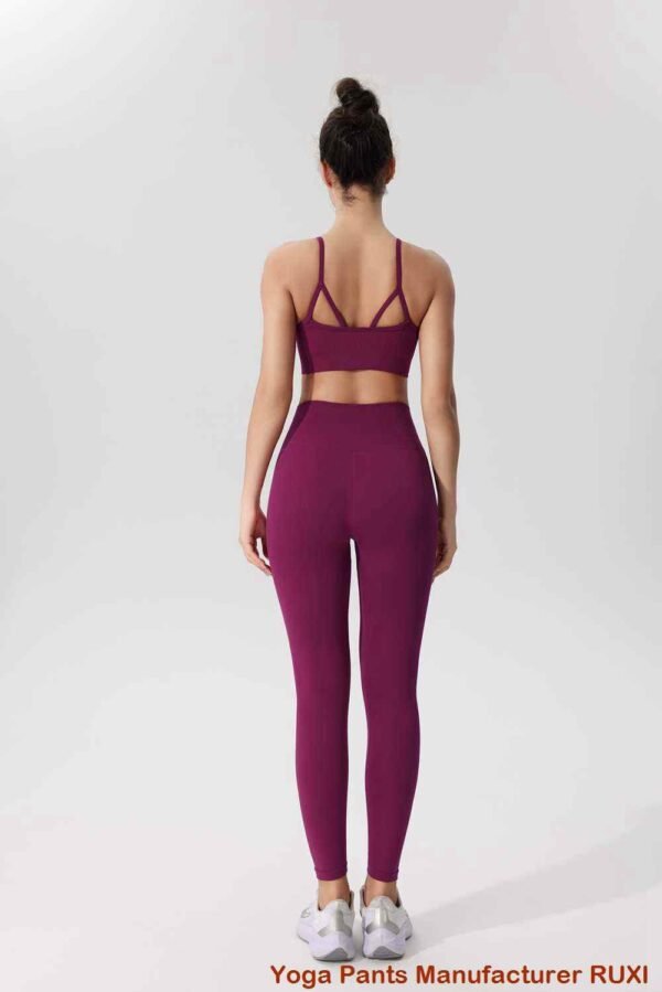 leggings gym boireannaich dubha RUXI al852
