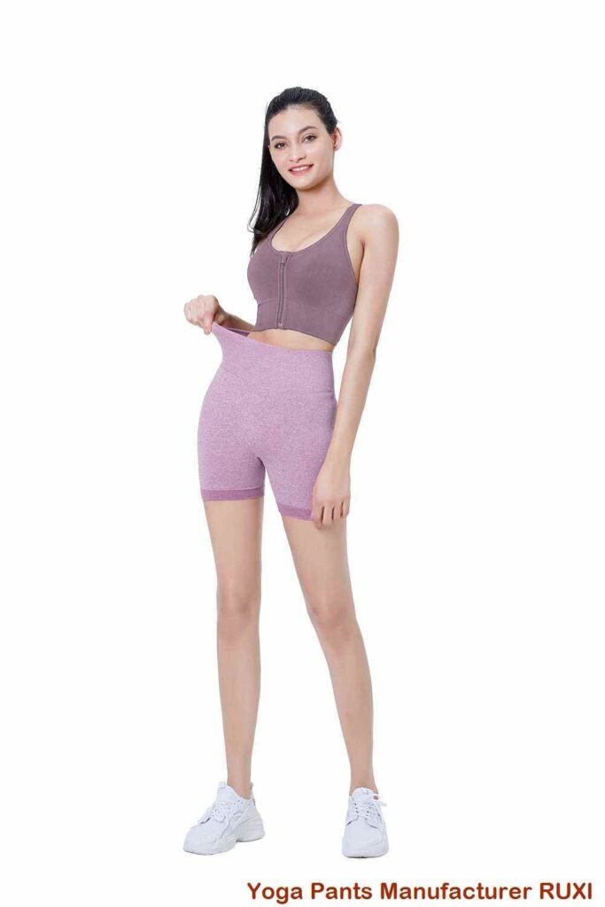 pants yoga flare airson casan goirid RUXI al3406