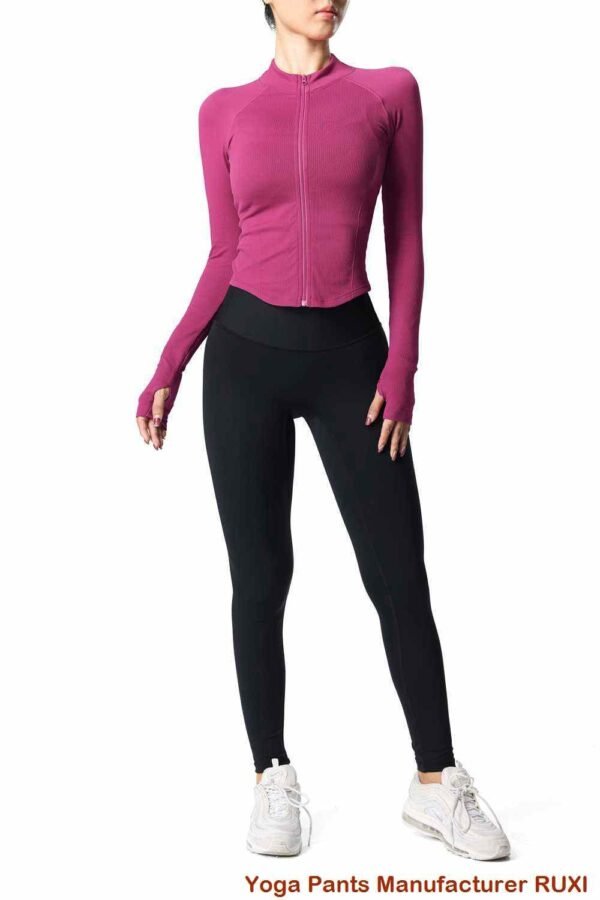 leggings ribbed flare RUXI al480