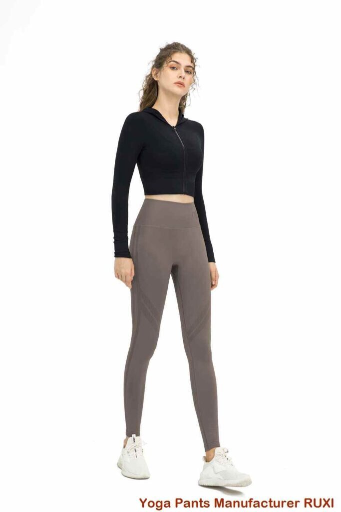 pants yoga le waist àrd le smachd bolg RUXI al727