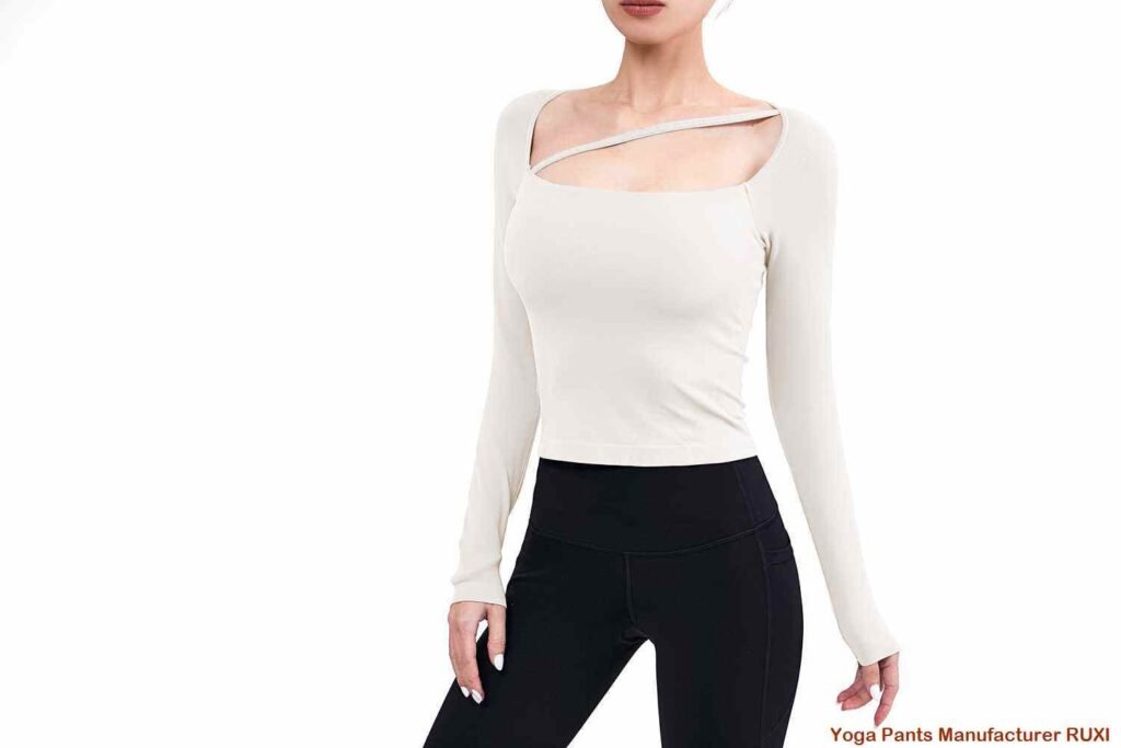 pants yoga flare airson boireannaich RUXI al49