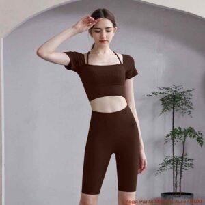 shorts gym boireannaich le pòcaidean RUXI al1952