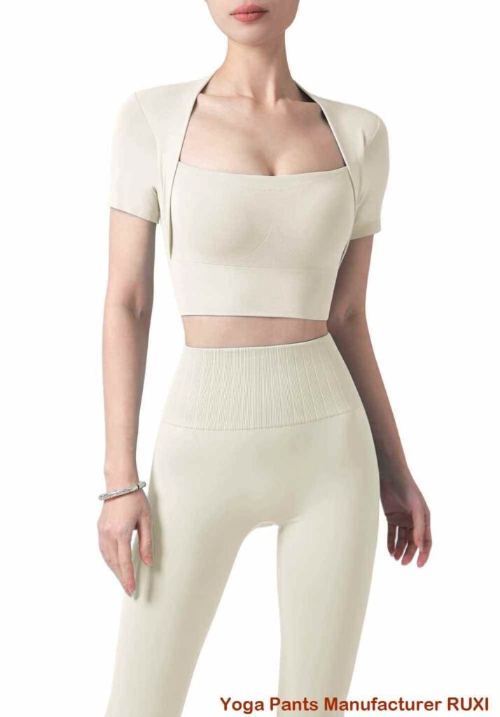 pants yoga flare le pòcaidean RUXI al137