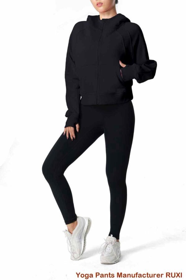 pants lùth-chleasachd boireannaich le pòcaidean RUXI al465