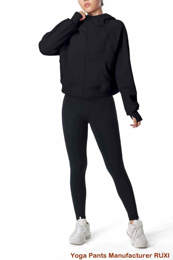 pants yoga lìnichte airson a 'gheamhraidh RUXI al492